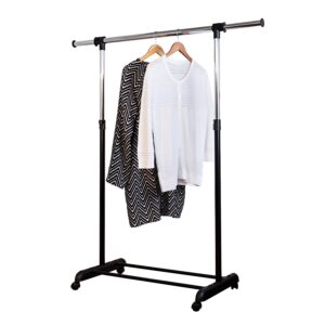Mobile Adjustable Metal Garment Rack