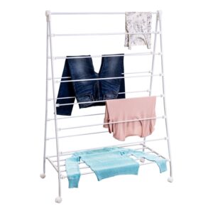 Large A-Frame Clothes Drying Rack - White