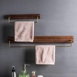 Beechwood Wall Towel Rack