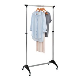 Mobile Adjustable Garment Rack - Black