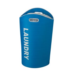Laundry Hamper with Handles - Blue