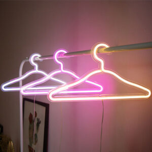 USB LED Neon Clothes Hanger