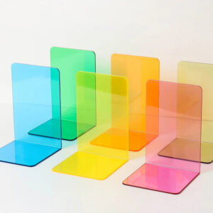 Transparent Acrylic Bookends