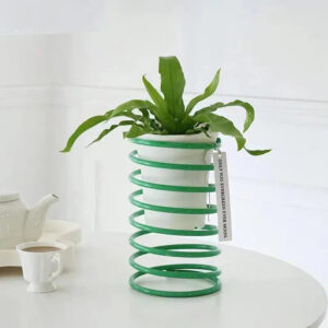 Wire Spring Planter Stand