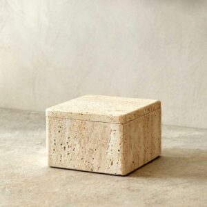 Travertine Limestone Storage Box